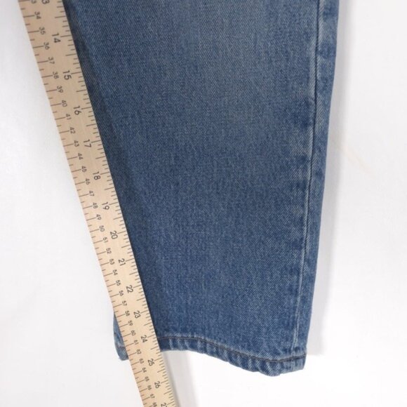 ABERCROMBIE & FITCH Size 4 Women's Jeans Blue Denim Capri USA Made Exclusive VTG - Picture 7 of 12